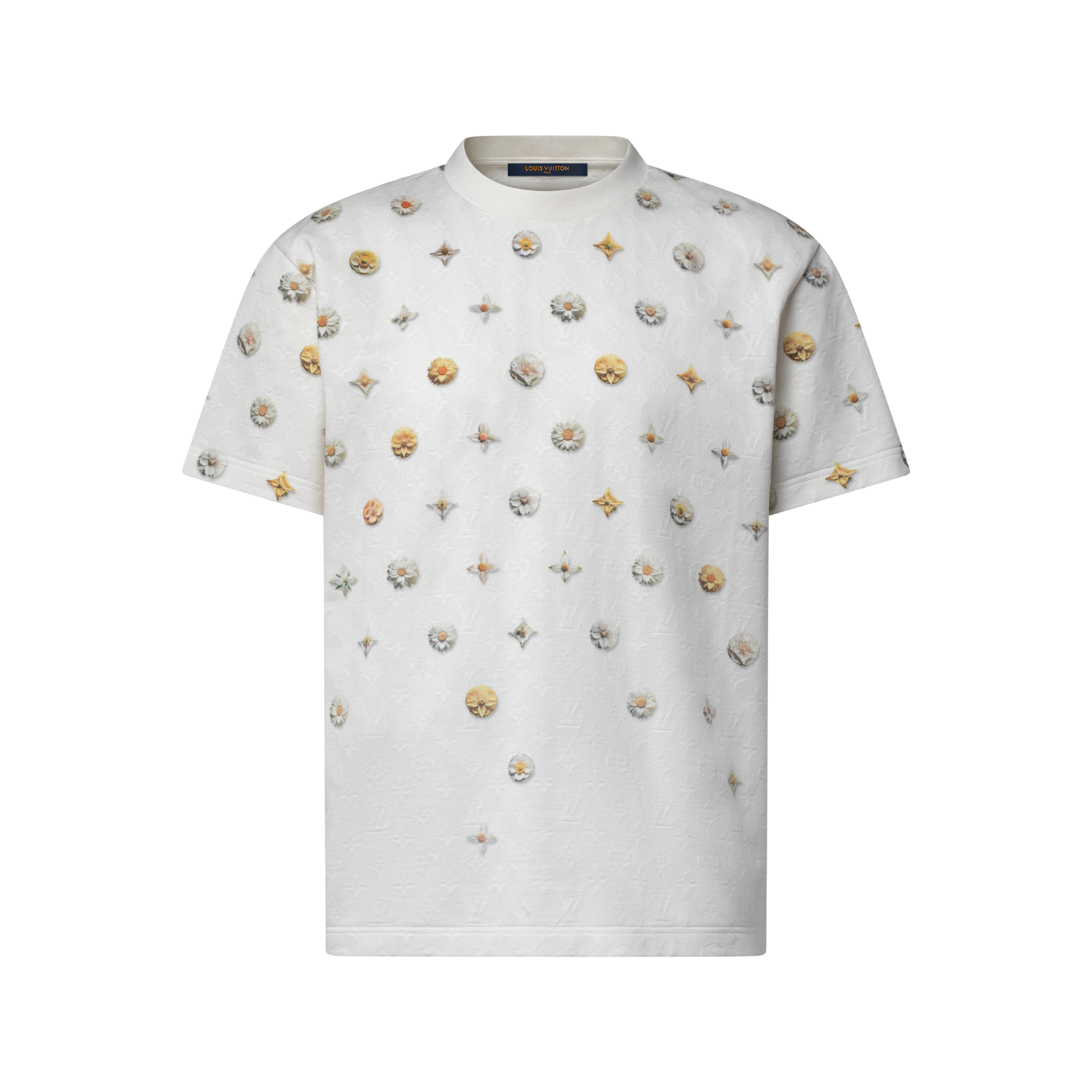 Overprinted Monogram Jacquard T-Shirt - Ready-to-Wear | LOUIS VUITTON